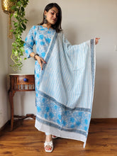 New Exclusive Collection of Hand Block Printed "Stitched" Cotton Suits With Cotton Dupatta in Beautiful Colour (BFSCS01)